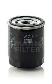 Фільтр масляний двигуна (вир-во MANN) MANN-FILTER W71254 на SEAT AROSA (6H)