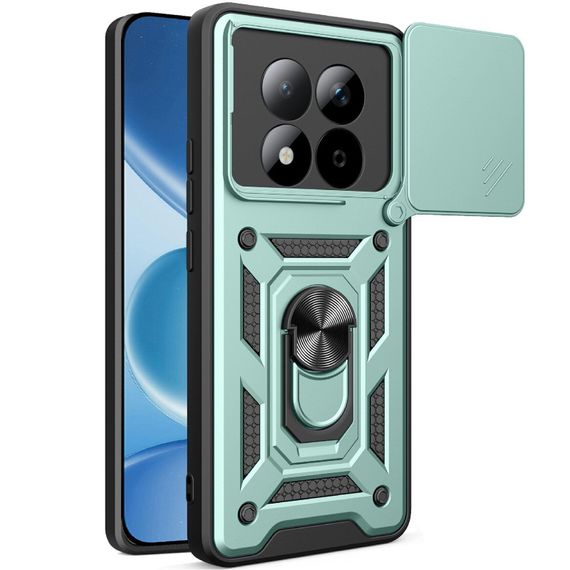 Чохол Ummi Camshield Serge Ring для Xiaomi Redmi Note 15 Pro+ 5G / Poco M8 Pro 5G Зелений / Green