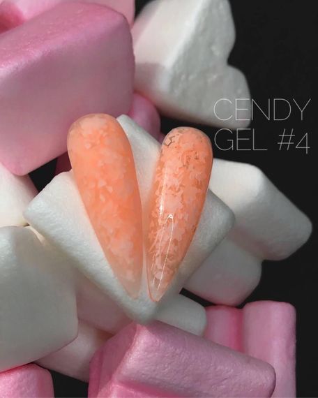 Гель для дизайна ногтей Crooz Candy Gel 04 (оранжевый) 5мл | Зображення 1