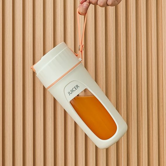 Портативний міні блендер - соковитискач JUICER KS-FSV8 W14 з USB зарядкою, 340 мл | Зображення 2