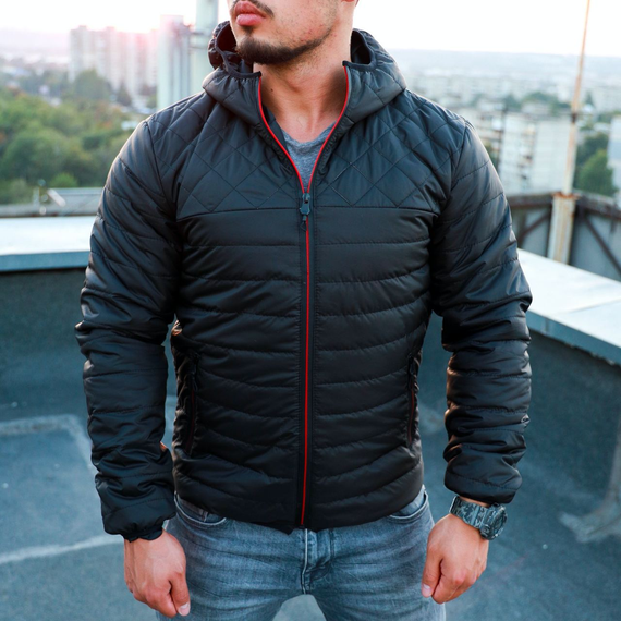 Куртка Хот червона змійка чорний XXXL XL | Зображення 4