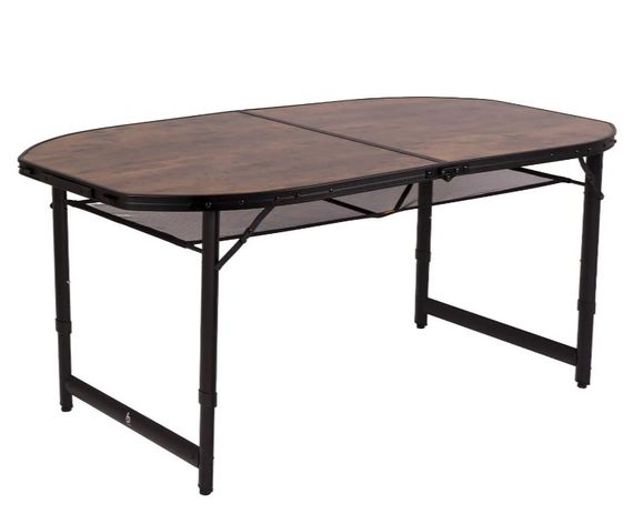 Стіл Bo-Camp Woodbine Oval 150x80 cm Black/Wood look (1404230) (DAS301532) | Зображення 2