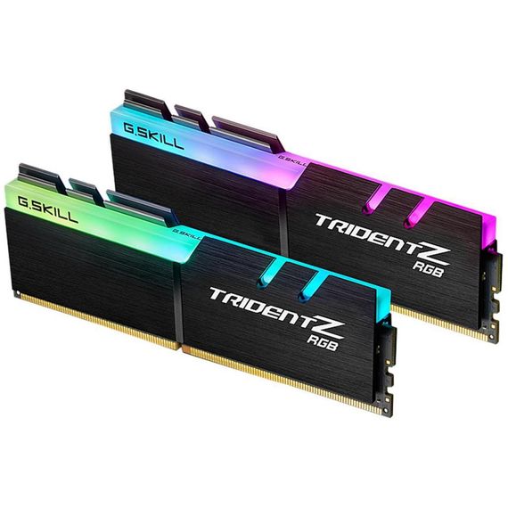 Модуль пам'яті для комп'ютера DDR4 16GB (2x8GB) 3200 MHz Trident Z RGB G.Skill (F4-3200C16D-16GTZR) | Зображення 1