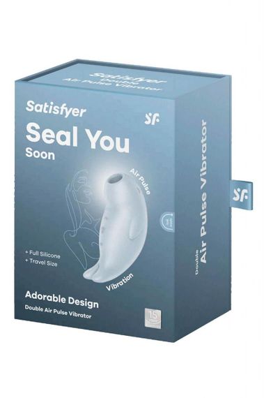 Вакуумный клиторальный стимулятор с вибрацией Seal You Soon sexstyle