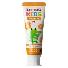 Детская зубная паста Zettoc Nippon со вкусом апельсина 70 г (4582118955312)
