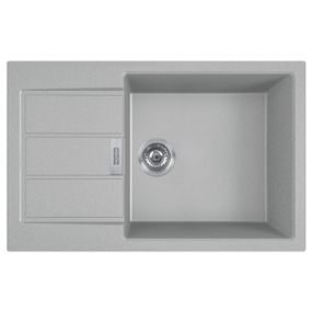 Кухонні мийки Franke Sirius 2.0 S2D 611-78 XL/143.0621.339/ тектонайт/с крылом/780х500х200/серая (143.0621.339)