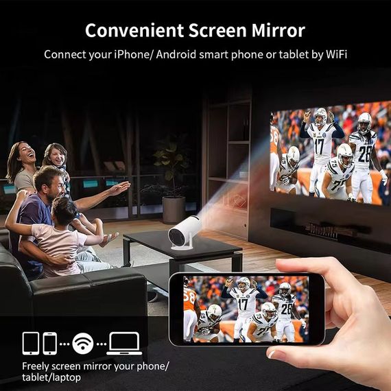 Проектор 4k Android HY300 White | Зображення 6