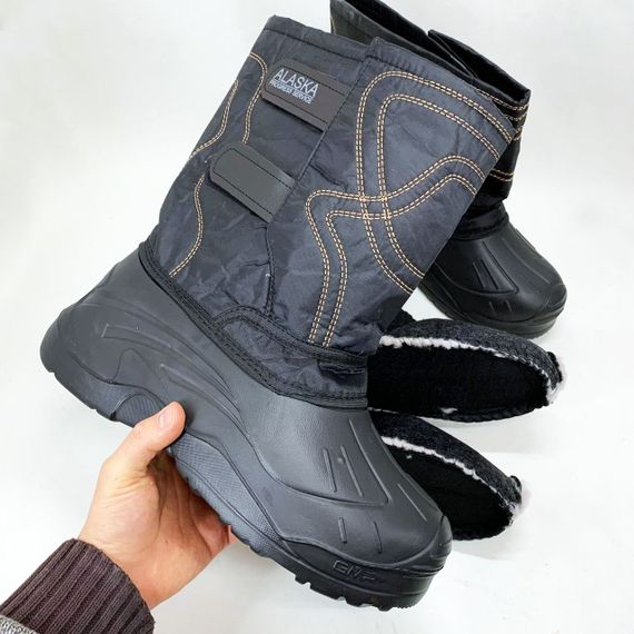 Чоботи чоловічі зимові утеплені 41р 27см Чоловічі гумові чоботи з гуми | Зображення 3