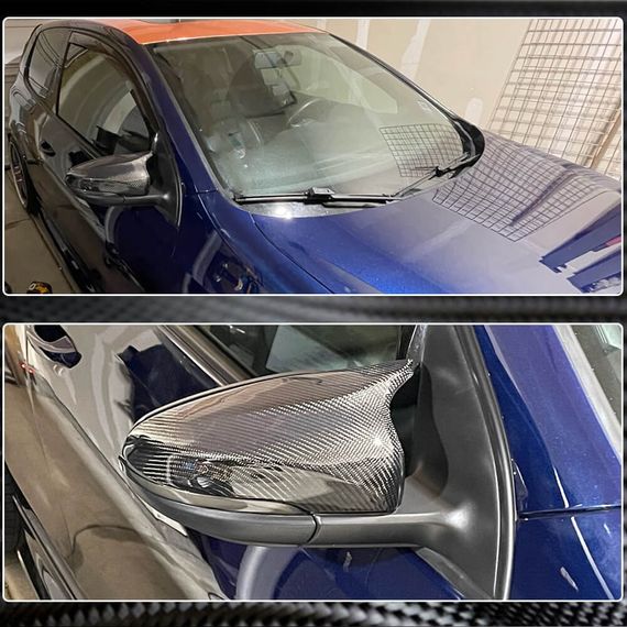 Кришки дзеркал V2 (для HB 2010-2013, Карбон) для Volkswagen Golf 6 рр | Зображення 2