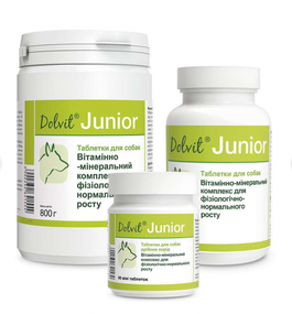 ВІТАМІНИ ДЛЯ ЦУЦЕНЯТ DOLFOS JUNIOR 90 ТАБЛЕТОК