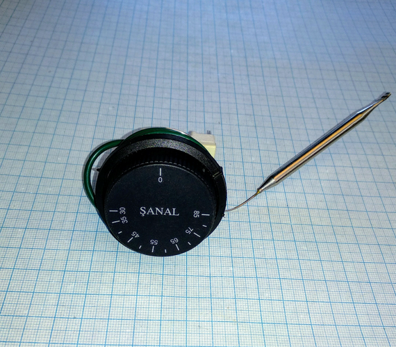 Терморегулятор капілярний 30°С-85°С Sanal(Туреччина)