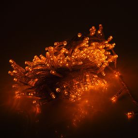 Гірлянди 300LED (Діод) Yellow, 8 режимів, 16метров, прозора ізоляція, BOX