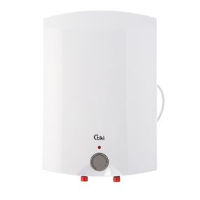 Водонагрівач Tiki компакт GT 2 кВт, "мокрий" ТЕН, 15 л, прямокутний, вертикальний, над мийкою, білий (GT15OMINI_TIKI)