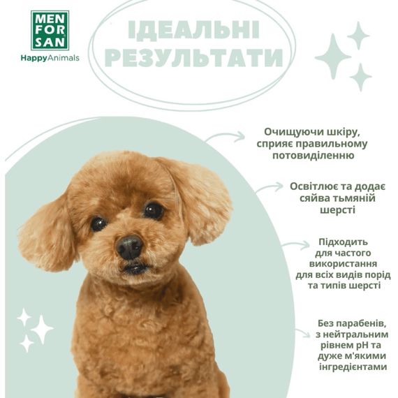 Menforsan Biotin Shampoo шампунь для собак із біотином, 300 мл | Зображення 5