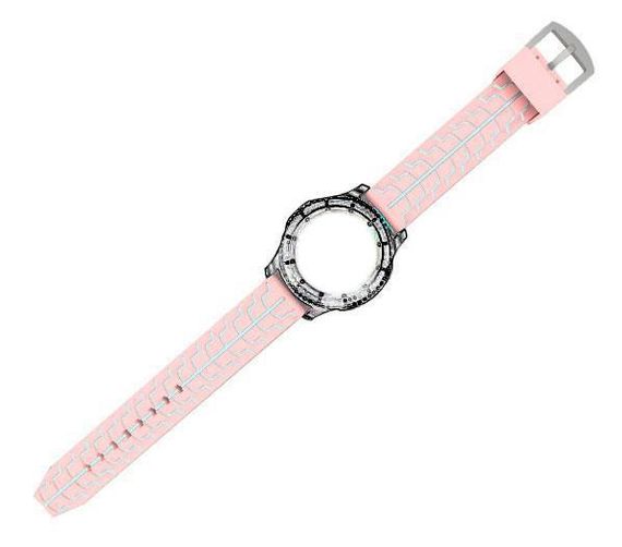 Силіконовий ремінець Primo Splint для годинника Samsung Galaxy Watch 46 mm SM-R800 - Pink&Grey | Зображення 1