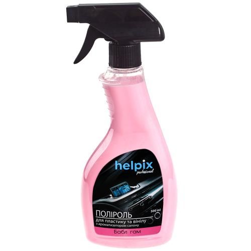 Поліроль для пластика й вінілу HELPIX Professional 500мл тригер (БАБЛ ГАМ)