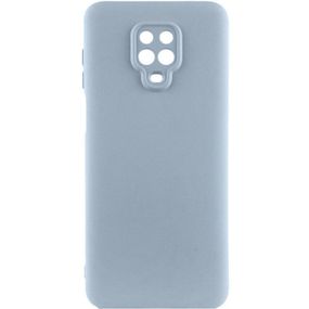Чохол TPU GETMAN Liquid Silk Full Camera для Xiaomi Redmi Note 9s / Note 9 Pro / Note 9 Pro Max Блакитний / Lilac Blue