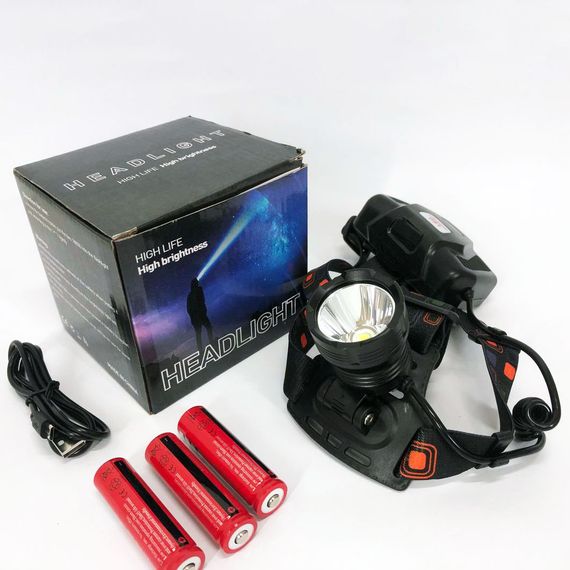 Ліхтар налобний X-Balong XQ-218-HP50 акумуляторний LED zoom з функцією Power Bank 3 режими роботи | Зображення 6