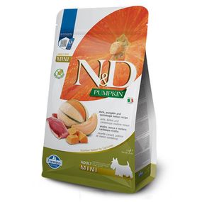 Farmina N&D Pumpkin Duck & Cantaloupe Adult Mini беззерновой сухой корм с уткой, тыквой и мускатной дыней для