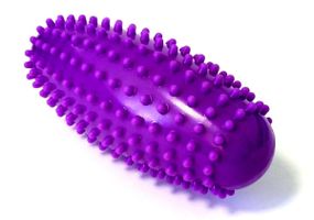Масажний ролик Almond EasyFit овальний з фіолетовим шипами (EF-1071-V)