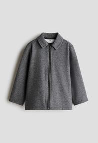Дитяча куртка-сорочка для хлопчика H&M 110-116 см Темно-сіра (25122206C)