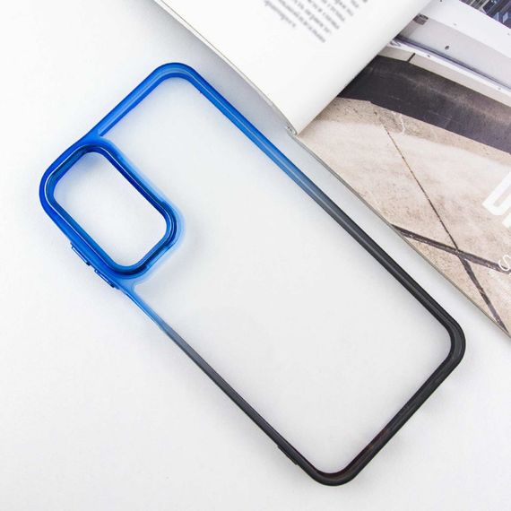 Чохол TPU+PC Fresh sip series для Samsung Galaxy A25 5G Чорний / Синій | Зображення 1