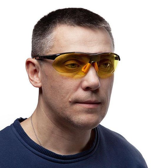 Окуляри захисні жовті, полікарбонат, нейлон INTERTOOL SP-0093 | Зображення 4