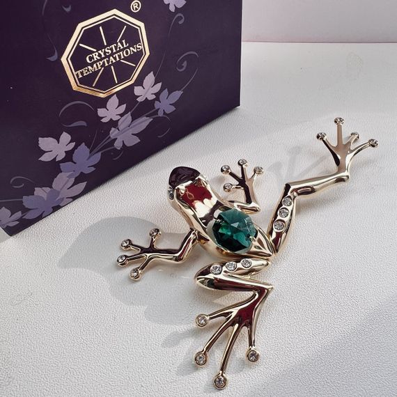 Колекційна фігурка зі стразами Frog 11 см | Зображення 3