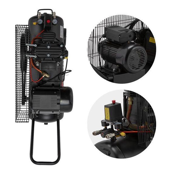 Компресор STORM, 50 л, 10 aтм, 250 л/хв INTERTOOL PT-0011 | Зображення 4