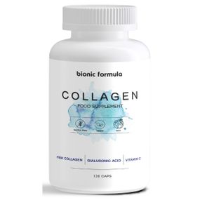 Коллаген Bionic Formula Collagen Fish & Hyaluronic Acid 120 Caps