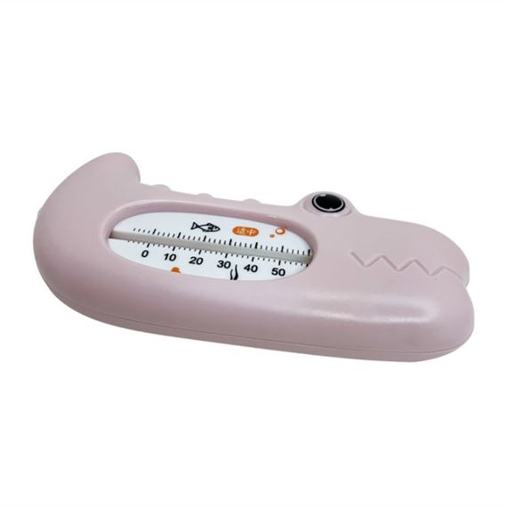 Игрушка-термометр для ванной "Крокодил" MGZ-1107(Pink) | Зображення 1