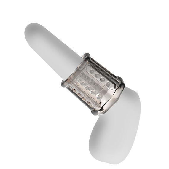 Насадка на пеніс Pretty Love стимулююча, прозора, 5.5 х 3.2 см sexstyle | Зображення 2