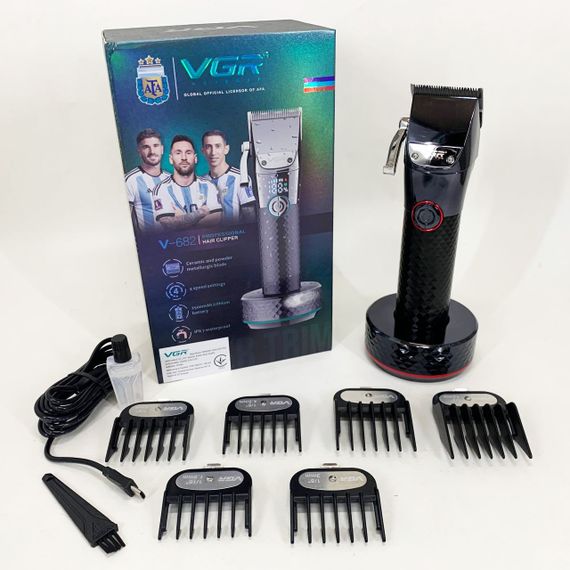 Подстригательная машинка VGR V-682, Профессиональная машинка для волос Надежная для стрижки GV-57 | Зображення 4