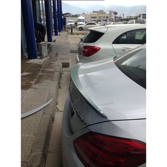 Спойлер (під фарбування) для Mercedes C-class W204 2007-2015рр. | Зображення 1