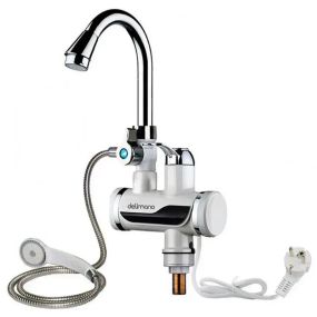 Нижнє підключення до води Проточний водонагрівач із душем