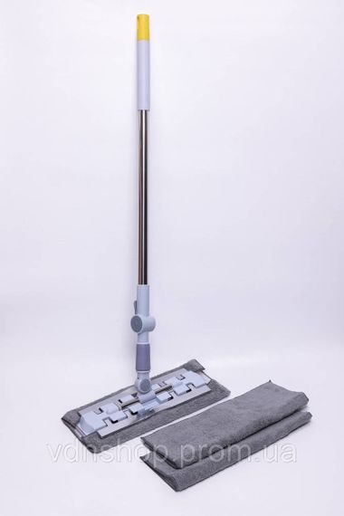 Плоская швабра для мытья пола, стен и потолка универсальная швабра для уборки Желтый HP-35015-35Y | Зображення 3