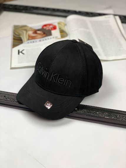 Кепка Calvin Klein black on black с011 | Зображення 1