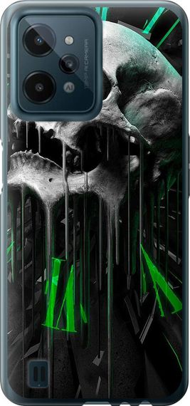 Чехол на Realme C31 Череп-часы "4100u-2593-17620"