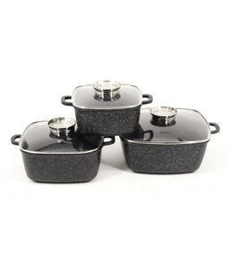 Набор кастрюль Styleberg ST-3025 6 предметов серый