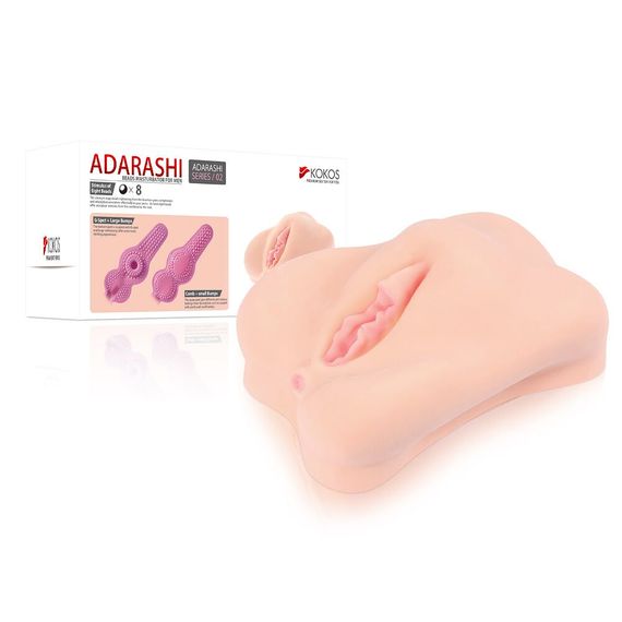 Мастурбатор-вагіна двошаровий Kokos Adarashi -2 Double Layer | Зображення 4