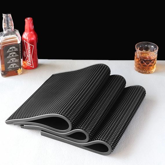 Барный коврик Premium Bar House резиновый Спил-Стоп 45*30*1 см Черный | Зображення 3