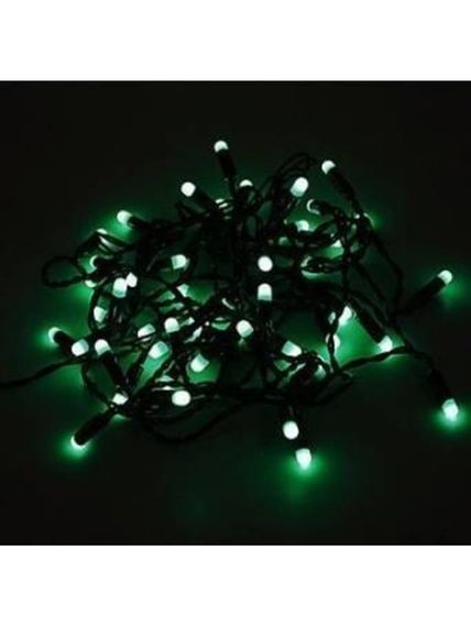 Гірлянда Led на 100 великих матових діодів електрична з контролером Зелений