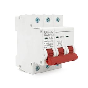 Автоматический выключатель DC ZUOYI Z7-63Z 3P C63 DC250-1000V, 63A, 6kA