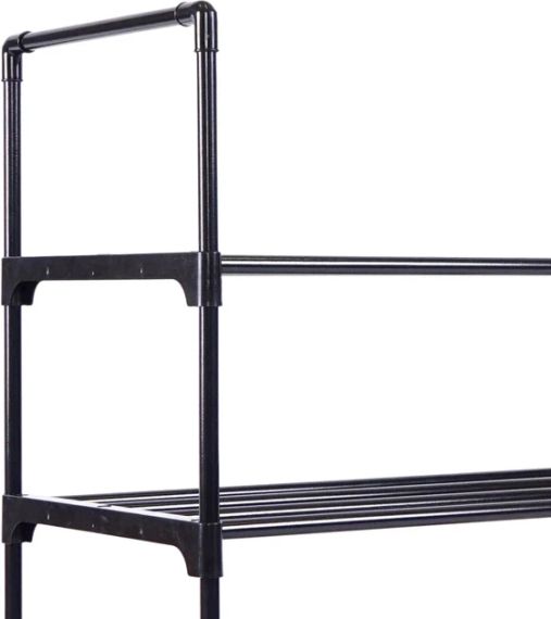 Полиця для взуття 3-ярусна Eco Fabric EF-4760-3 металеві полиці 60×30×55 см | Зображення 4