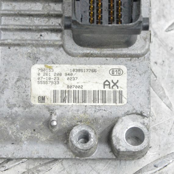 Блок керування двигуном 1.2 16V Opel Corsa D 2006-2014 Комп'ютер ЕБУ мотора Опель Корса 0261208940 55557933 | Зображення 1