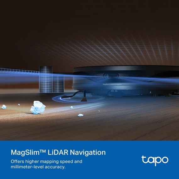 Робот-пылесос TP-LINK TAPO RV 20 MAX LIDAR с поддержкой влажной уборки TAPO-RV20-MAX | Зображення 7