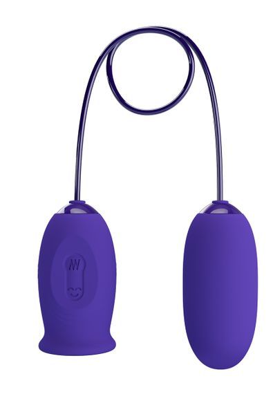 Гнучкий стимулятор віброяйце + стимулятор клітора PRETTY LOVE - Daisy Youth, BI-014749L sexstyle | Зображення 1