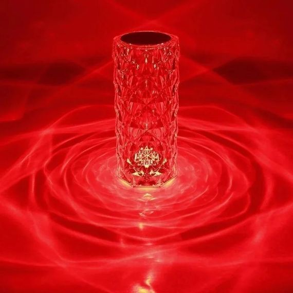 Настільна лампа ХІП Люстровий кришталевий куб Crystal Rose XPRO 25001 рожевий (42788-Crystal Rose_158) | Зображення 8