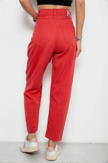 Джинси жіночі, колір кораловий, 182R3972 | Зображення 3