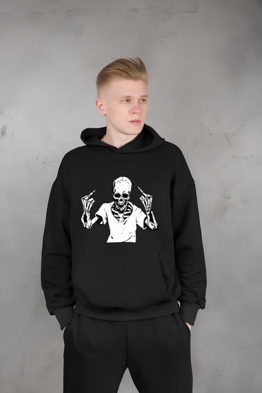 Худі з ДТФ на Флісі (оверсайз)